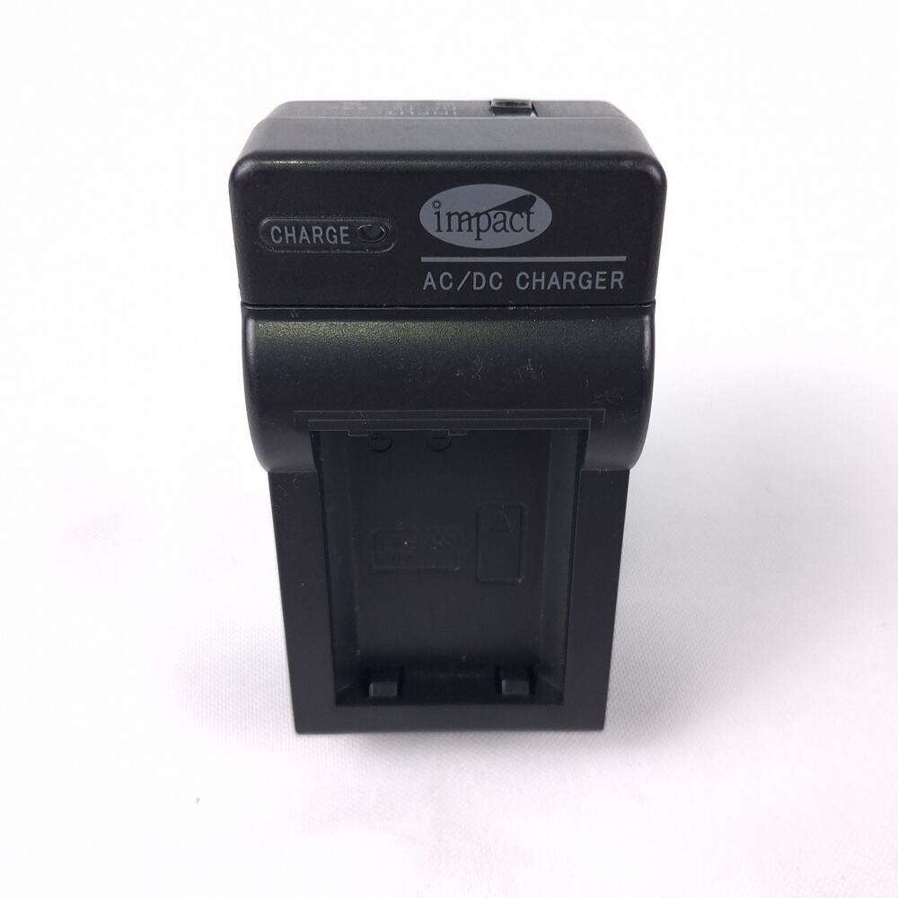 Impact AC/DC Camera Battery Charger Single Slot Charge Indicator LED